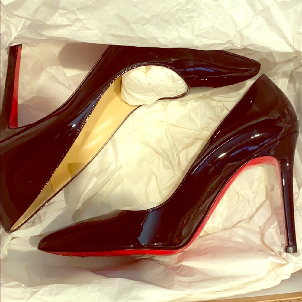 Pigalle 100 Patent Calf Black Size 37 Heels